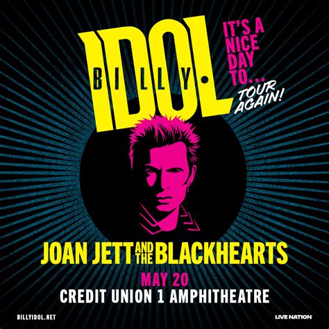 Billy Idol x Joan Jett & the Blackhearts - It's A Nice Day To…Tour ...