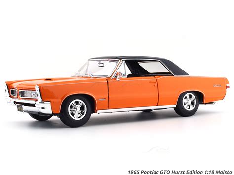 1965 Pontiac GTO Hurst Edition orange 1:18 Maisto diecast Scale Model ...