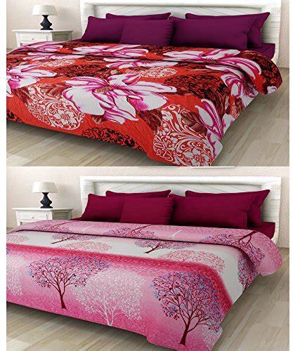 Buy Homefab India Set of 2 Super Soft Double Bed AC Blanket Online at ...