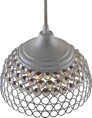 Buy Homesake®Matt Black Quad Crystal Hanging Hemisphere Light, Ceiling ...