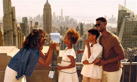 Top of The Rock Observation Deck at Rockefeller Center in New York ...