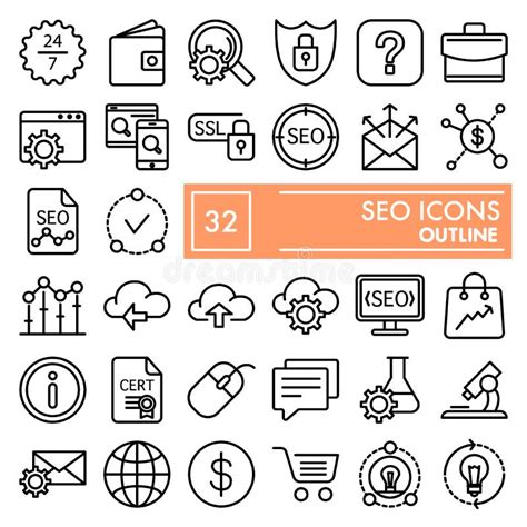 SEO Logo Line Image 的图像结果