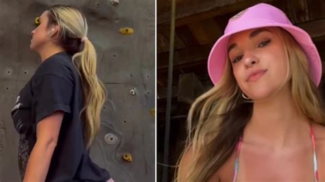 World's sexiest volleyball star Kayla Simmons stretches out showing off 'outrageous' bum in ...