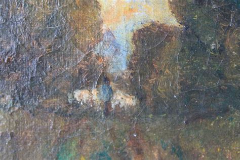 Unknown - Antique Landscape oil painting, French School For Sale at 1stDibs