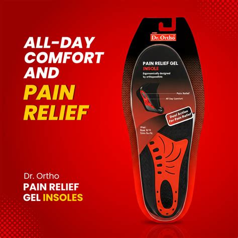 Orthopedic Gel Comfort Insole | Cushioning & Support for Every Step ...