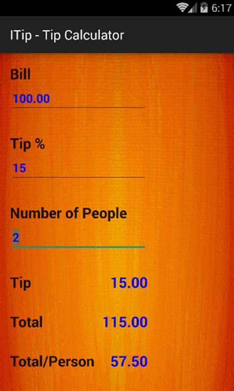 ITip - Tip Calculator - App on Amazon Appstore