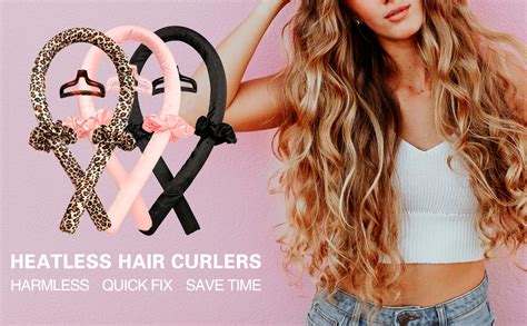 Evercozy Heatless Hair Curler, Woman No Heat Curlers for Long Hair ...