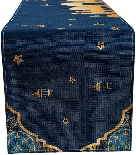 Buy Aazeem Table Runner Table Decorations - Ramadan Mosque Lattern ...