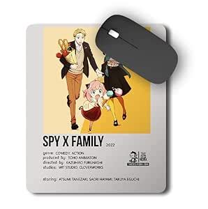 The Desi Monk Spy X family Mouse Pad for Gamers | Anime Anti Skid ...