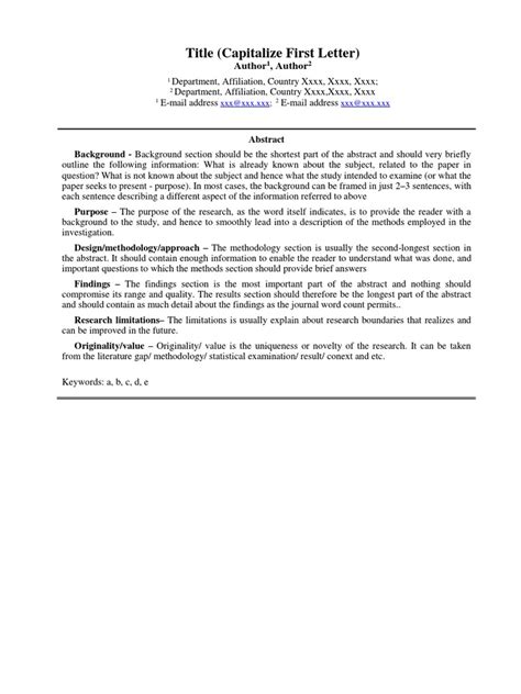 Image result for Conference Abstract Format