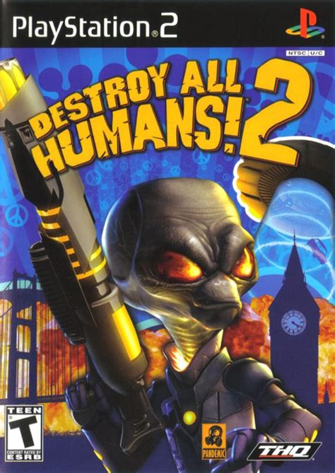 Image result for Destroy All Humans 2 PS2 Multiplayer