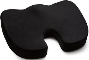 Royalkart Orthopaedic Memory Foam Coccyx Seat Cushion with Cooling Gel ...