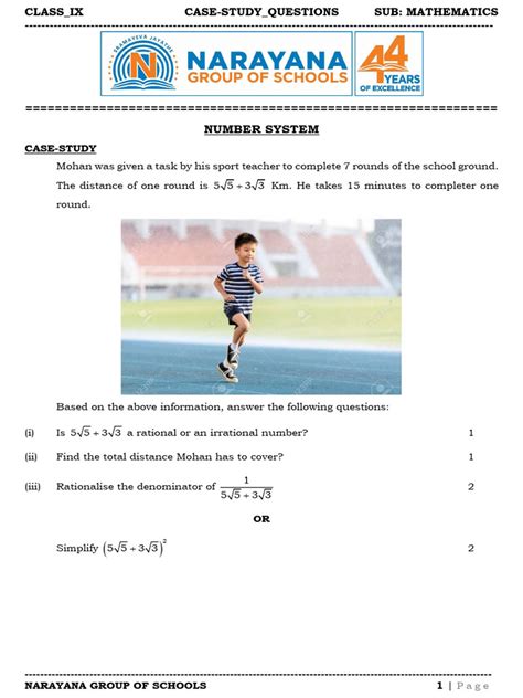 Image result for Class 9 Math Case Study Questions Sharma Tutorial