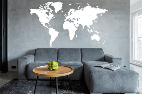 World Map Wall Decal Sticker 的图像结果