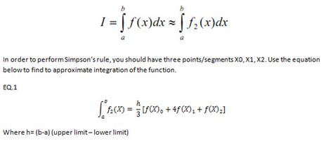 Image result for Simpson S Rule Numerical Method Problem