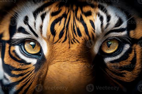 Close-up of the tiger's eyes. 23372448 Stock Photo at Vecteezy