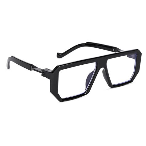Buy Voyage UV Protected Clear Square Eyeglasses for Men & Women ...