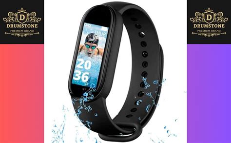 Drumstone M10 Band Bracelet/Fitband, Heart Rate Monitor Sensor OLED ...