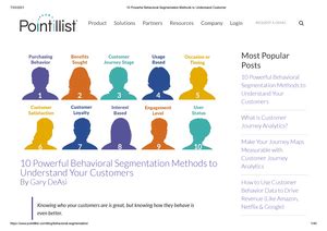 10 Behavioral Segmentation Examples and Strategies Clever Tap - 10 ...