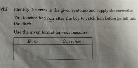 please answer this one! can the error be run and the correction be ran ...