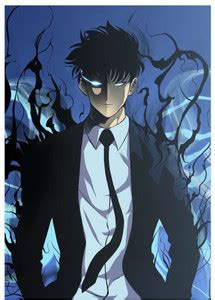 Sung Jin Woo Poster | Pack of Two | Dual Daggers | Solo Leveling Anime ...