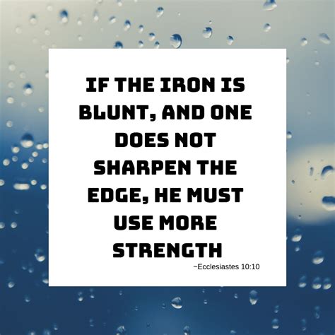 Episode 150 - Ecclesiastes 10:10