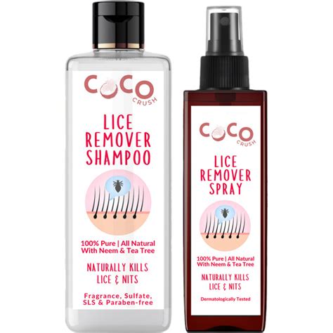 Ayurvedic Anti-Lice Combo: Shampoo & Hair Spray - Natural Herbal Lice ...