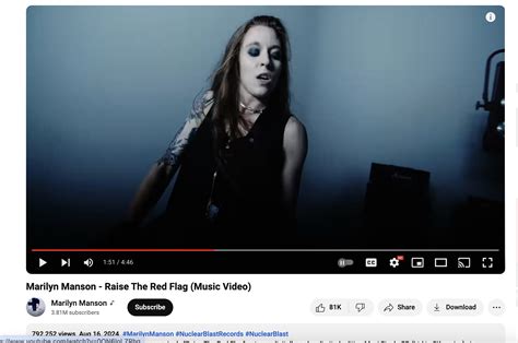 The Mindless Freaks: Marilyn Manson Releases "Raise The Red Flag" Video ...