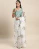 Buy White Sarees for Women by KIMISHA Online | Ajio.com