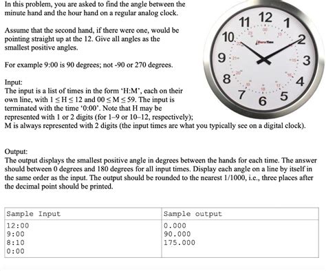 Image result for Clock Angle Problem Formula