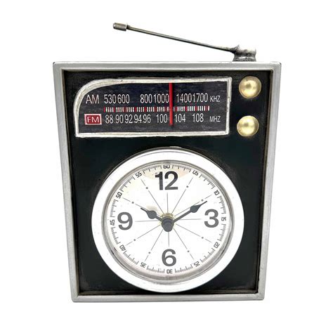 Vintage Radio Table Clock | Boxman