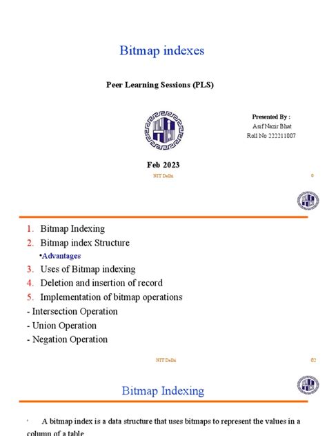 Bitmap Index Design 的图像结果