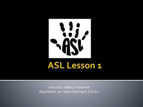 Image result for ASL Lecture