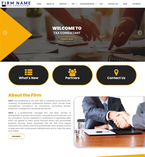 Best Tax Consultant Website Templates for Your Projects 2025