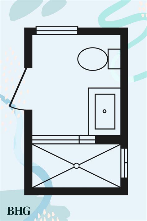 Small Narrow Bathroom Floor Plans