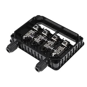 Solar Junction Box PV/Photovoltaic Connector with 6 Diodes for Solar ...