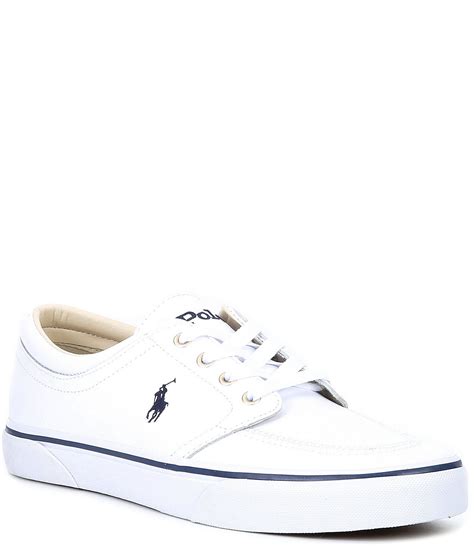 Polo Ralph Lauren Men's Faxon X Leather Sneakers | Dillard's | Polo ...
