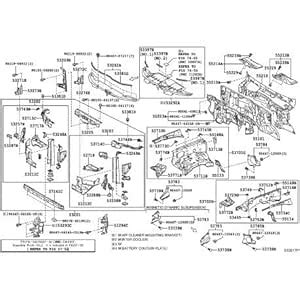 Toyota 53288-60060 Radiator Support Extension : Amazon.in: Car & Motorbike