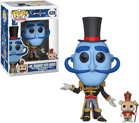 Buy Funko Pop Movies: Coraline - Mr. Bobinsky with Mouse Collectible ...