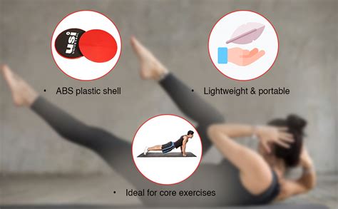 USI UNIVERSAL Exercise Slider, 1 Pair ESR Exercise Core Sliders, Dual ...
