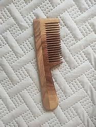 Buy Nat Habit Kacchi Neem Wooden Comb - Soaked In 17 Herbs, Neem ...