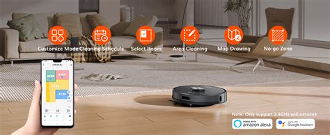 ILIFE A20 Pro Robot Vacuum Cleaner & Mopping,6500Pa Strong Suction ...
