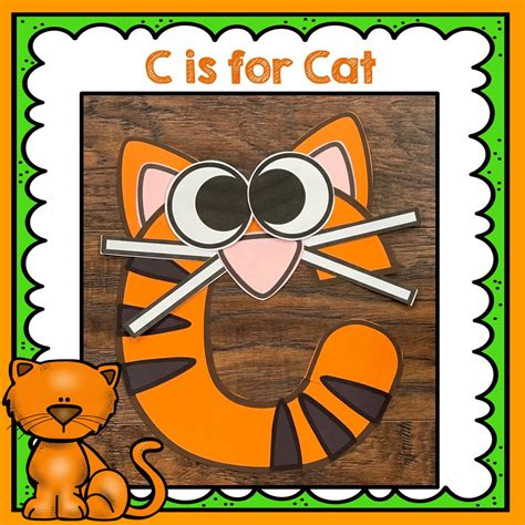 Letter C Craft, Cc is for Cat, Cat Craft | Made By Teachers