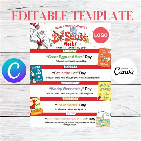 Dr Seuss Flyer Template - Ablebionics