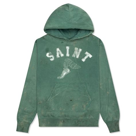 Saint Michael Hoodie - Green - Feature