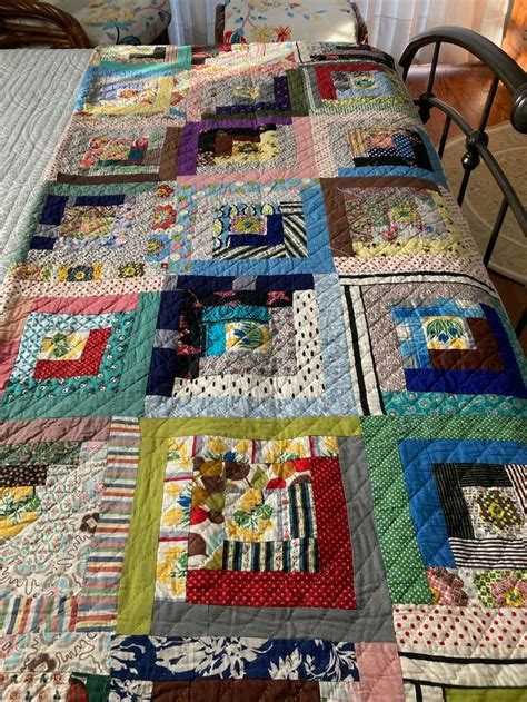 Image result for Log Cabin Quilt Pattern Tutorials