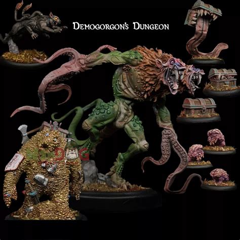 Demogorgon's Dungeon Miniaturas para RPG Dungeons and Dragons Tormenta ...