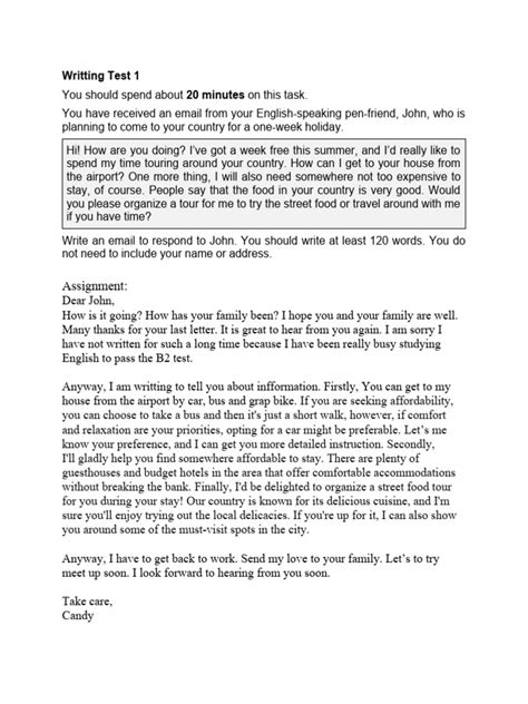 Image result for Writing Test Samples