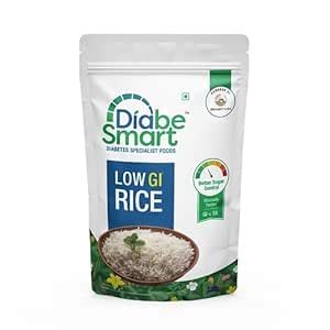 DiabeSmart Diabetic Rice 1kg | Tested Low GI Rice For Diabetic | Sugar ...