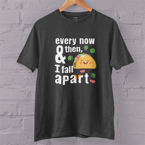 Cute and Anxious Taco- Unisex Tshirts by Cute Stuff Co.